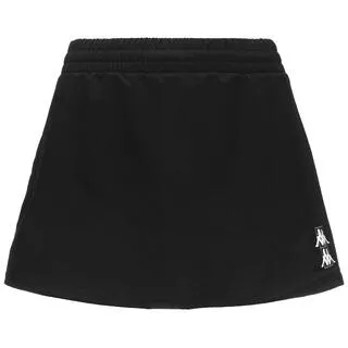 KAPPA gonna da donna in poliestere nero da padel