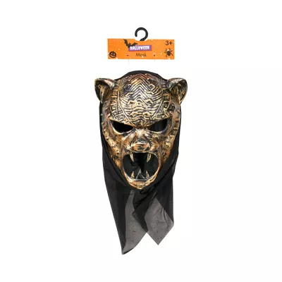 Halloween Hooded Plastic Mask Assorted