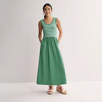 Women's Sonoma Goods For Life® Sleeveless Pockets Maxi Dress