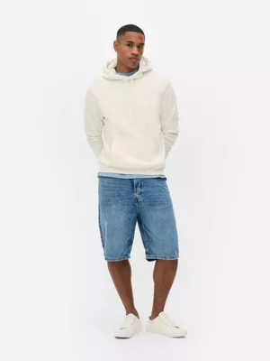 Sudadera con capucha y cordón de ajuste en el cuello