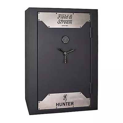 New!  Field & Stream 49-Gun 35 cu. ft. E-Lock Hunter Gun Safe, 60 in. H x 29.5 in. W x 24.5 in. D, Charcoal Gray