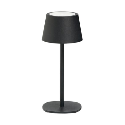 LED-Akku-Tischleuchte 3 in 1, schwarz