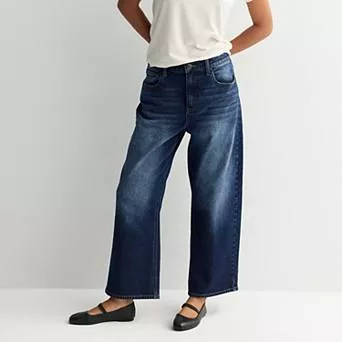 Juniors' Project Indigo Low Rise Barrel Boyfriend Jeans