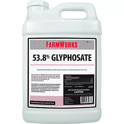 FarmWorks 2.5 gal. FW 53.8% Glyphosate Grass and Weed Killer