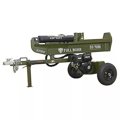 Full Boar 33-Ton Gas-Powered Log Splitter, 236cc Engine, 49-State