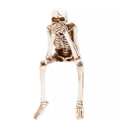 Polyresin Skeleton Shelf Sitter