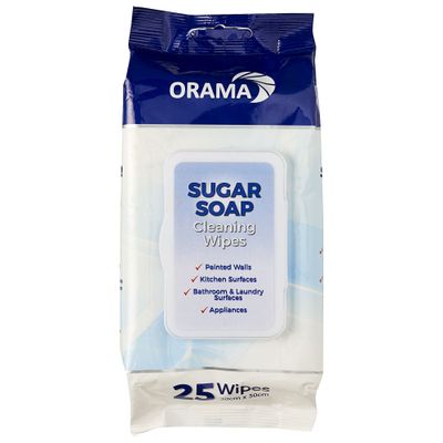 Orama Sugar Soap Cleaning Wipes 25pk