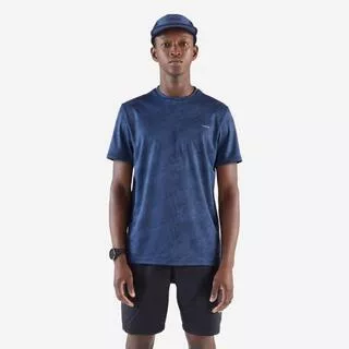KIPRUN Maglia running uomo RUN 500 blu-nero