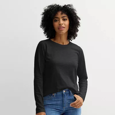 Women's Sonoma Goods For Life® Everyday Long Sleeve Crewneck Tee