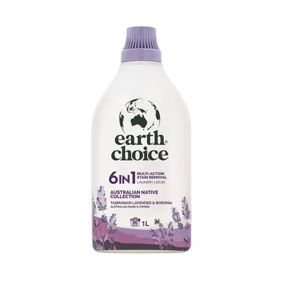 Earth Choice Laundry Liquid Tasmanian Lavender & Boronia 6 in 1 1L