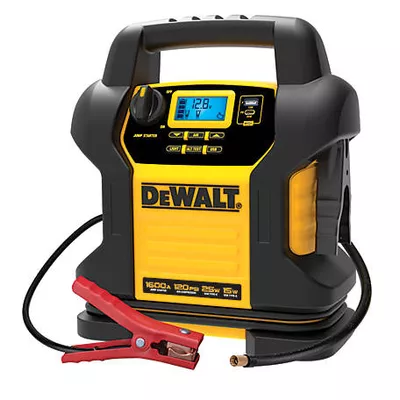 DEWALT 1,600A Peak Jump Starter with Digital Compressor and USB Power Bank