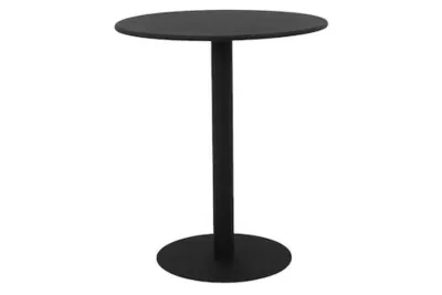Cafébord, Modena, Ø60 cm, sort