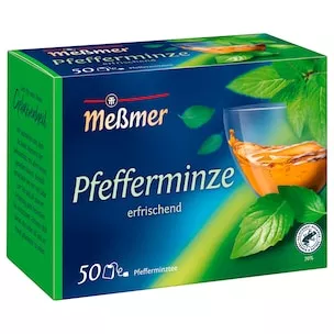 Meßmer Pfefferminz 112g, 50 Beutel