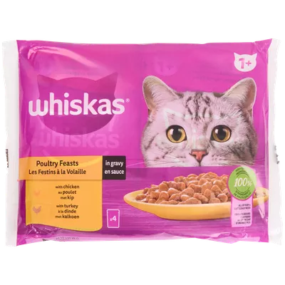 Kapsičky pro kočky Whiskas Drůbeží maso
