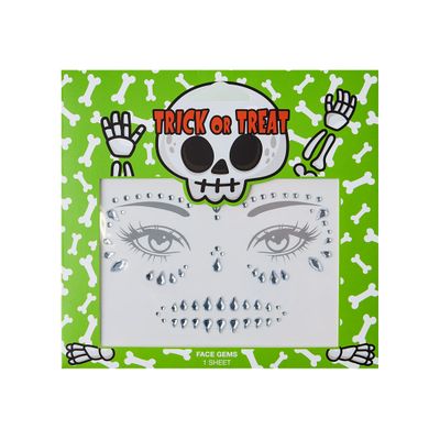 Halloween Face Gem Assorted
