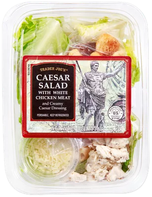 Caesar Salad with White Chicken Meat