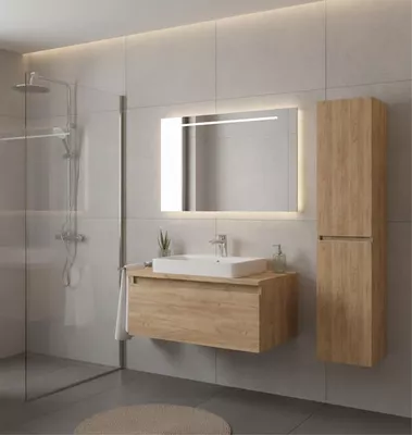 COLUMNA DE BAÑO ATLANTIS MIEL 35X160X35CM