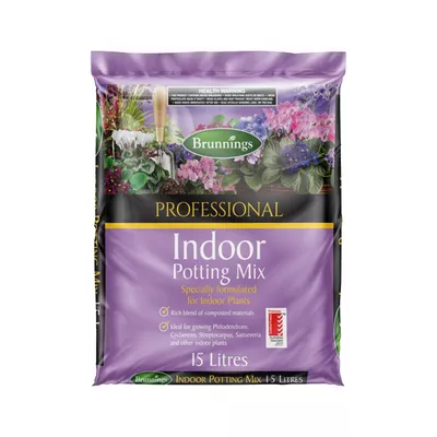 Brunnings Professional Indoor Potting Mix 15L
