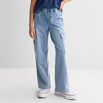 Girls 7-16 Vanilla Star Wide Leg Cargo Pants