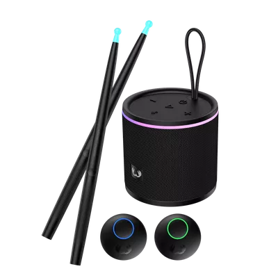 Sada bezdrátových Bluetooth bubenických paliček Fresh ’n Rebel Air Drums