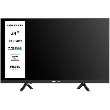 United UNLED24M10 TV 24" HD, Triplo tuner DVBT2/C/...