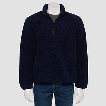 Men's Sonoma Goods For Life® 1/4 Zip High Pile Pullover Sweater