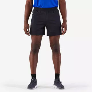KIPRUN Pantaloncini running uomo RUN COMFORT 500 neri