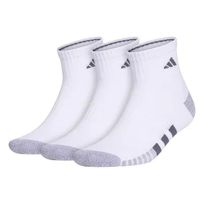 Men's adidas 3-Pack Cushioned 3.0 Quarter Socks