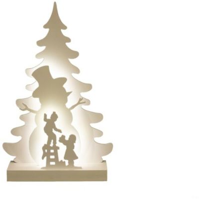 Nordic Winter, 3D-julesilhuet m/snemand