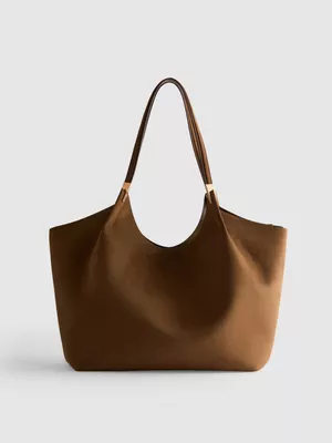 Bolso tote de antelina By Coleen