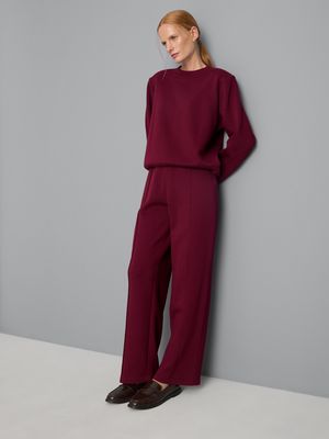 Pantalones de chándal rectos con mucho algodón
