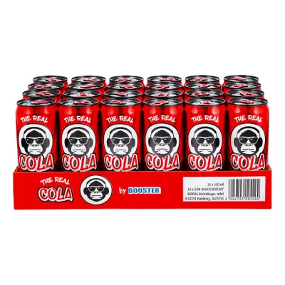 The Real Cola by Booster 0,33 Liter, 24er Pack