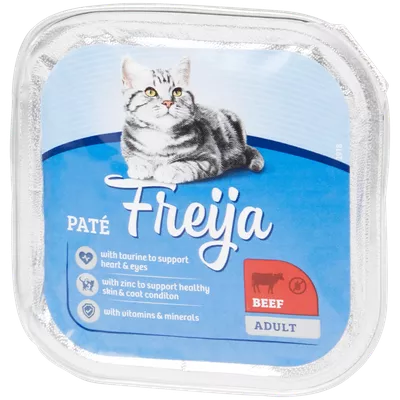 Paštika pro kočky Freija Hovězí