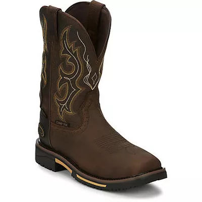 Justin Men's Joist 11 in. Waterproof Composite Toe Work Boot