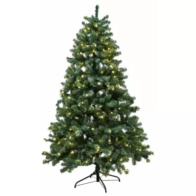 Kunstigt juletræ m/560 LED-lys, Aske, 300 cm