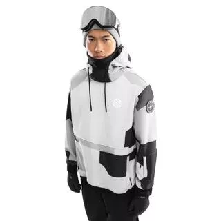 SIROKO Giacca da snowboard da uomo Sport invernali W1 Tibet Grigio