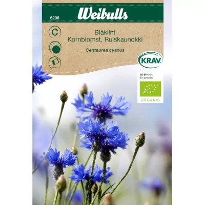 Økologiske blomsterfrø, Kornblomster