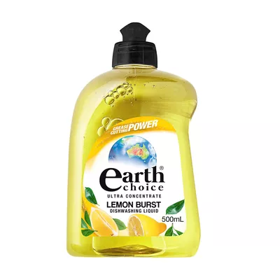 Earth Choice Ultra Dishwashing Liquid Lemon 500mL