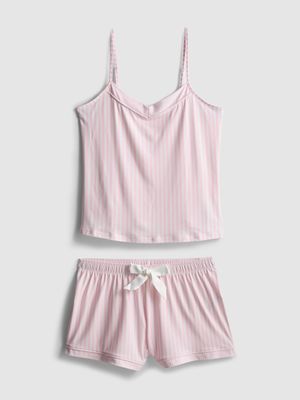 Pijama corto a rayas