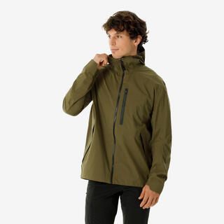 QUECHUA Giacca trekking uomo MH500 LIGHT impermeabile kaki