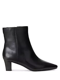 Willa Burnished Leather Ankle Boots