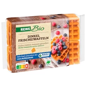 REWE Bio Dinkel Frischeiwaffel 165g