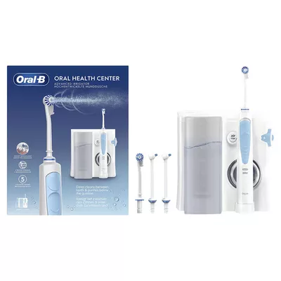 Oral-B Idropulsore Health Center Avanzato con 2 Beccucci Oxyjet, 2 Bec