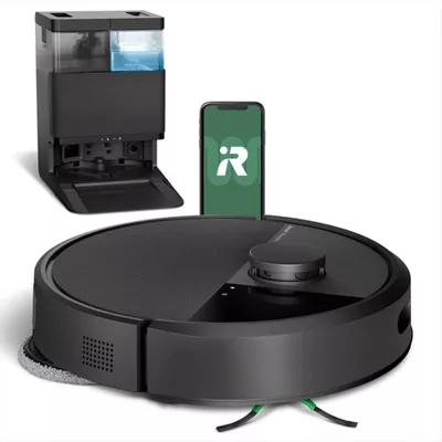 iROBOT - Aspirapolvere ROOMBA PLUS 405 COMBO AUTOWASH DOCK-Black