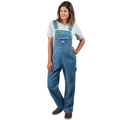 Liberty Women's Stone Washed Denim Bib Overalls