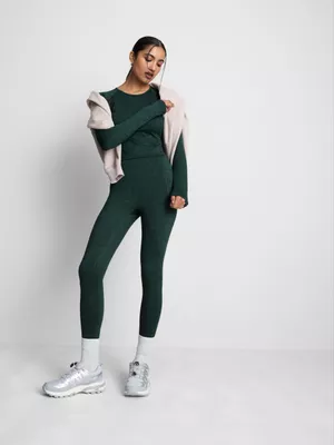 Top corto deportivo jaspeado