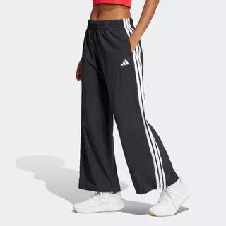 ADIDAS Pantaloni tuta ADIDAS donna flare felpati con tasca neri