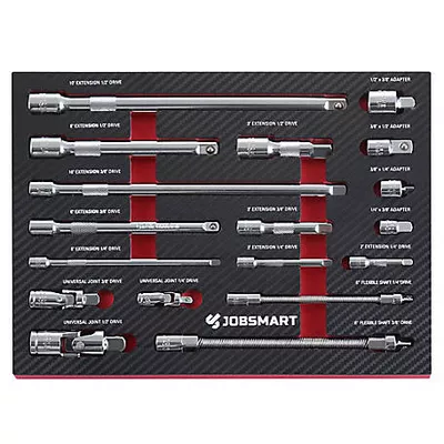 New!  JobSmart 18 pc. Socket Accessory Set