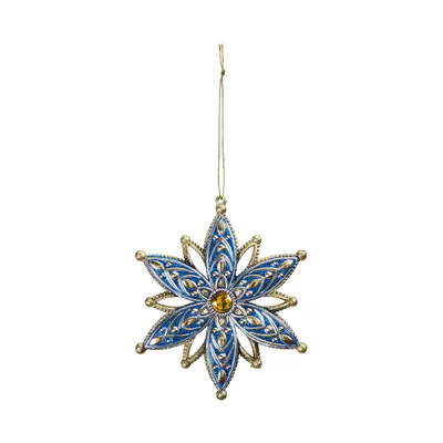 Christmas Tree Decoration Gemmed Flower