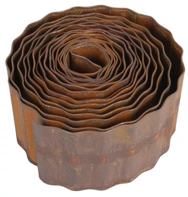 Bedkant, 500x10 cm, rust